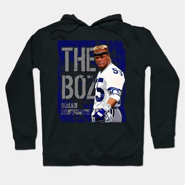 Brian Bosworth Hoodie by Estadodamente